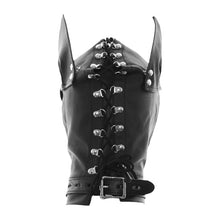 Cagula Bound to Please - Dog Mask, pentru jocuri erotice BDSM, Negru N12240