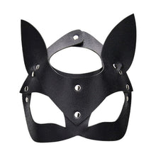 Masca Bound To Play - Kitty Cat Face Mask, pentru jocuri erotice in cuplu, neagra N12283