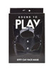 Masca Bound To Play - Kitty Cat Face Mask, pentru jocuri erotice in cuplu, neagra N12283