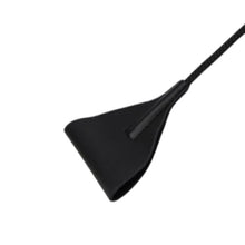 Cravaşă Bound to Please - Riding Crop, accesoriu jocuri erotice BDSM, 7.5 cm, Neagra