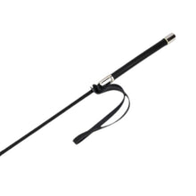 Cravaşă Bound to Please - Riding Crop, accesoriu jocuri erotice BDSM, 7.5 cm, Neagra