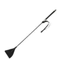 Cravaşă Bound to Please - Riding Crop, accesoriu jocuri erotice BDSM, 7.5 cm, Neagra