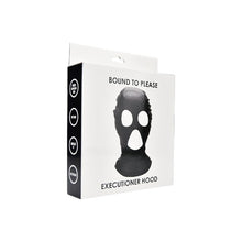 Cagula Bound to Please - Executioner Hood, pentru jocuri erotice BDSM, Neagra N12241