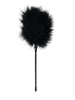 Puf de gadilat Bound to Please - Feather, ideal pentru jocuri senzoriale, negru