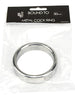 Inel pentru penis Bound To Please - Metal Cock Ring, din metal, argintiu, 50 mm