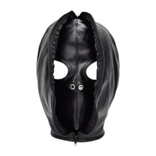 Cagula Bound to Please - Open Eyed Hood, pentru jocuri erotice BDSM, Neagra N12242