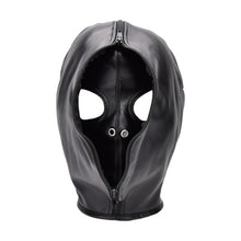 Cagula Bound to Please - Open Eyed Hood, pentru jocuri erotice BDSM, Neagra N12242