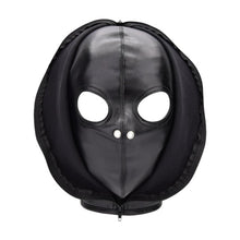 Cagula Bound to Please - Open Eyed Hood, pentru jocuri erotice BDSM, Neagra N12242