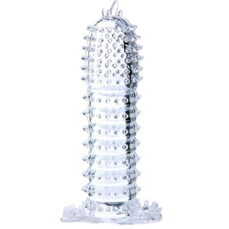 Manson de Penis BAILE , pentru stimulare intensa si ingrosare, transparent, 14 cm