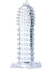 Manșon pentru penis BAILE Penis Sleeve, pentru stimulare intensă și îngroșare, lungime 14 cm, din silicon, transparent