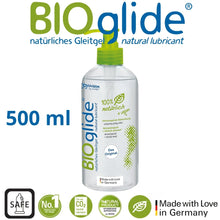 Lubrifiant natural BIOglide Natural, pe baza de apa, 500 ml