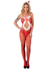 Lenjerie Bodystocking LivcoCorsetti Fashion - CHRISTMAS LC 17178, rosu, marime universala