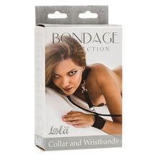 Colier cu Lesa Bondage Collection - Collar and Wristbands