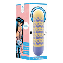 Vibrator bullet S-LINE I Cherryish You, pentru stimularea clitorisului, design cu cireșe, 10 funcții de vibrație, galben cu mov