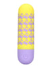 Vibrator bullet S-LINE I Cherryish You, pentru stimularea clitorisului, design cu cireșe, 10 funcții de vibrație, galben cu mov