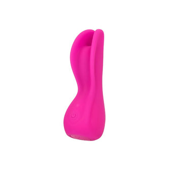 Vibrator CALEXOTICS Cascade Flutter, pentru stimularea clitorisului și labiilor, 10 funcții de vibrație, rezistent la apă IPX7, roz