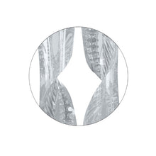 Masturbator dublu CALEXOTICS Cyclone Dual Ribbed Stroker XL, din TPE, cu texturi variate, lungime 24.25 cm, transparent