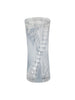 Masturbator dublu CALEXOTICS Cyclone Dual Ribbed Stroker XL, din TPE, cu texturi variate, lungime 24.25 cm, transparent