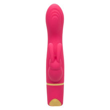 Vibrator rabbit CALEXOTICS Love Bunny - Vibrating G Bunny, pentru stimularea clitorisului și punctului G, 100+ combinații de senzații, rezistent la apă IPX7, roz