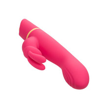 Vibrator rabbit CALEXOTICS Love Bunny - Vibrating G Bunny, pentru stimularea clitorisului și punctului G, 100+ combinații de senzații, rezistent la apă IPX7, roz