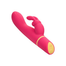 Vibrator rabbit CALEXOTICS Love Bunny - Vibrating G Bunny, pentru stimularea clitorisului și punctului G, 100+ combinații de senzații, rezistent la apă IPX7, roz