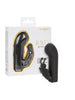 Vibrator CALEXOTICS Raven Butterfly, cu stimulator dublu pentru clitoris și punctul G, 10 funcții de vibrație, rezistent la apă IPX7, negru