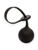 Inel cu greutate pentru penis CALEXOTICS Weighted Lasso Ring, din silicon, cu bilă de 110 grame, mărime ajustabilă, negru