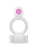 Inel vibrator pentru penis CASUAL LOVE Vibrating Ring for Couples, pentru erecții puternice și stimulare clitoris, transparent