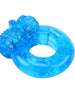 Inel vibrator CHISA, pentru penis și stimularea clitorisului, 1.8 cm diametru, material flexibil, albastru, CN-101663431
