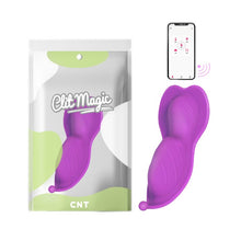 Vibrator pentru chilot CNT Clit Magic - Secret Tease, pentru stimularea clitorisului, 4 funcții de vibrație, culoare mov