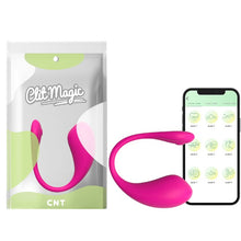 Vibrator dublu CNT Clit Magic - The Insider, control prin aplicație, vibrații personalizate, rezistent la apă IPX7, culoare roz