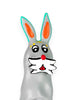 Prezervativ decorativ artistic CONDOMERIE Bunny, pictat manual, stil boem, din latex