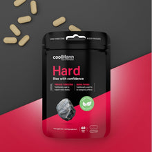 Capsule COOLMANN Hard, pentru susținerea vitalității și energiei masculine, cu Tribulus Terrestris și Muira Puama, 60 buc