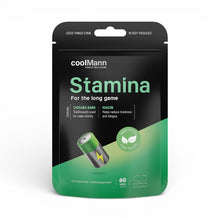 Capsule COOLMANN Stamina, pentru îmbunătățirea performanțelor sexuale și susținerea vitalității masculine, cu scoarță de Catuaba, niacină, 60 buc