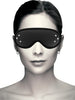 Mască COQUETTE Fantasy Blind Mask, pentru jocuri erotice BDSM, din piele vegană, ajustabilă, culoare negru