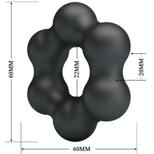 Inel pentru penis CRAZY BULL Clauzell, cu striații, din silicon, rezistent la apă, diametru intern 22 mm (model 10)