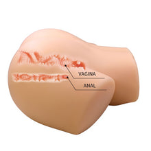 Masturbator realist CRAZY BULL Vivian, simulare vaginală și anală, din TPE, greutate 7 kg, culoarea pielii