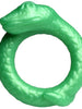 Inel pentru penis CREATURE COCKS Serpentine, în formă de șarpe, pentru jocuri de fantezie, din silicon flexibil, diametru 4 cm, verde