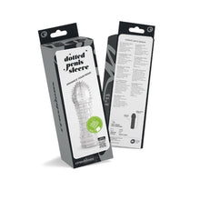 Manșon pentru penis CRUSHIOUS Dotted, pentru îngroșare și stimulare intensă, texturat, cu striații, transparent, 15.5 cm