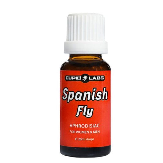 Picături afrodisiace CUPID LABS Spanish Fly, unisex, pentru creșterea libidoului și performanțe sexuale îmbunătățite, 20 ml