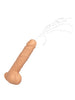 Vibrator CALEXOTICS Squirting Fuck Stick, realistic cu funcție de ejaculare, 10 funcții de vibrație, culoarea pielii, 22.7 cm