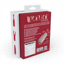 Stimulator clitoris LOVELINE Candy, în formă de ruj, design elegant, capete interschimbabile din silicon, 5 funcții de vibrație, culoare roz