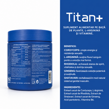 Capsule HI! NUTRIS Titan+ Testo Booster, pentru stimularea erecției, potență și libido, cu L-Arginină și Shatavari, 60 buc