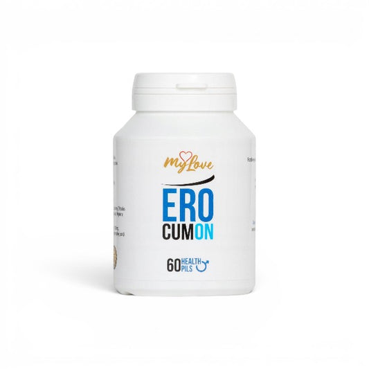 Capsule MYLOVE Ero CumOn, pentru creștere volum spermă și stimulare libido, cu Maca și Ginkgo biloba, 60 buc