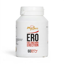 Capsule MYLOVE Ero Fast And Hard Erection, pentru stimularea erecției și potență, cu Tribulus Terrestris și Maca, 60 buc