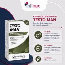 Capsule TESTOMAN Testosterone, LaboPhyto, pentru erectii puternice si cresterea nivelului de testosteron, 60 capsule