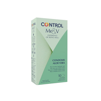 Prezervative CONTROL - Me & V, cu aloe vera, 54 mm, 10 buc