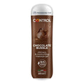Gel pentru masaj și lubrifiant CONTROL Chocolate Bubble, capac cu bile de masaj, aromă de ciocolată, 200 ml