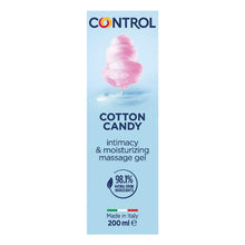 Gel Control - Cotton Candy, intim si pentru masaj, lubrifiant pe baza de apa, 200 ml