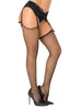 Dresuri din plasă DARING INTIMATES Extravagant Fishnet Stockings, design pentru portjartier, mărime universală, culoare negru, model 75020